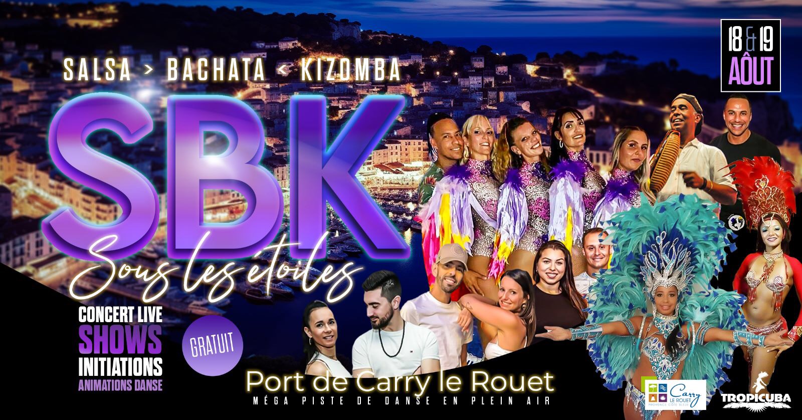 Vamos a bailar concerts cours shows GRATUIT Carry Le rouet