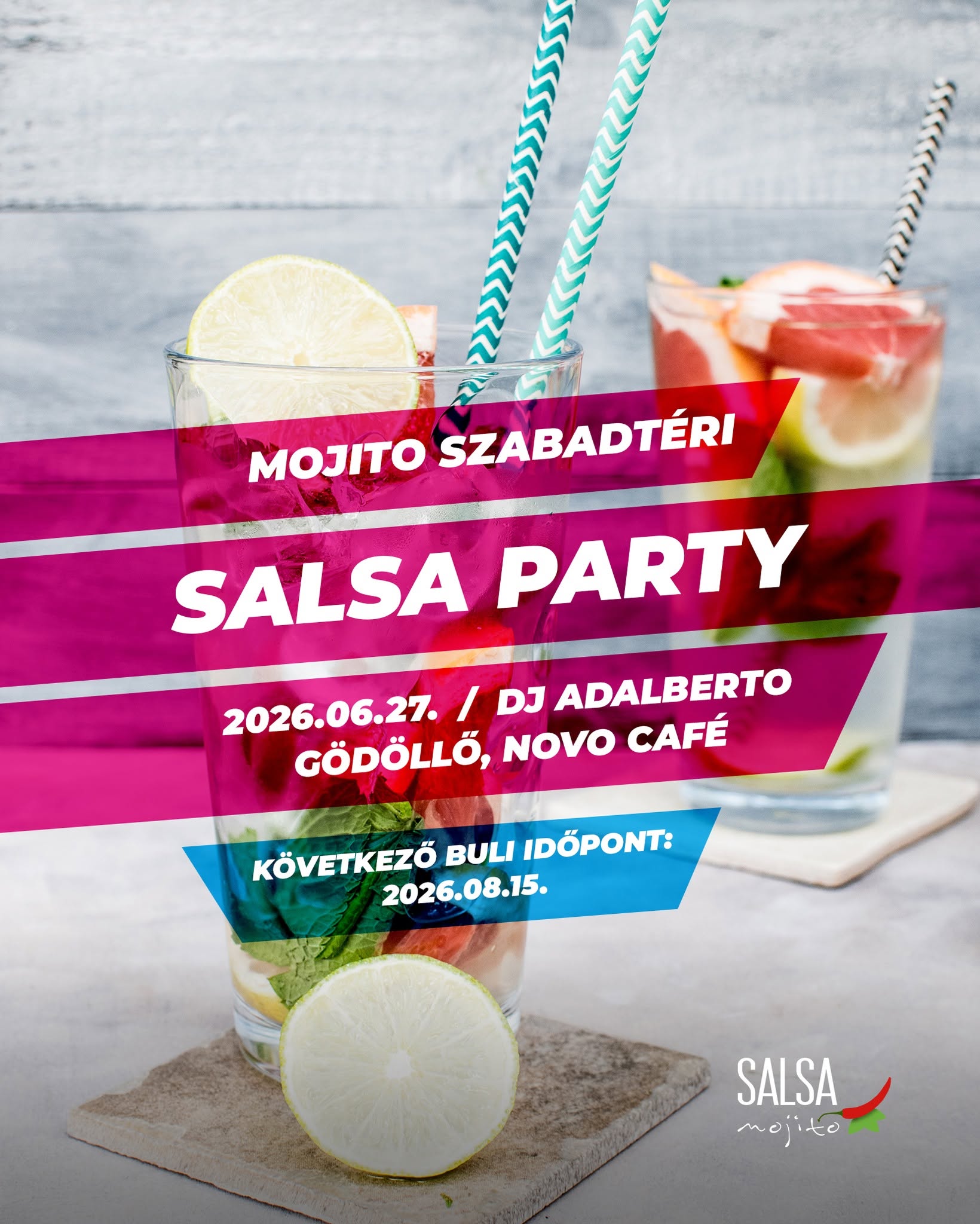 Mojito Szabadtéri Salsa Party június