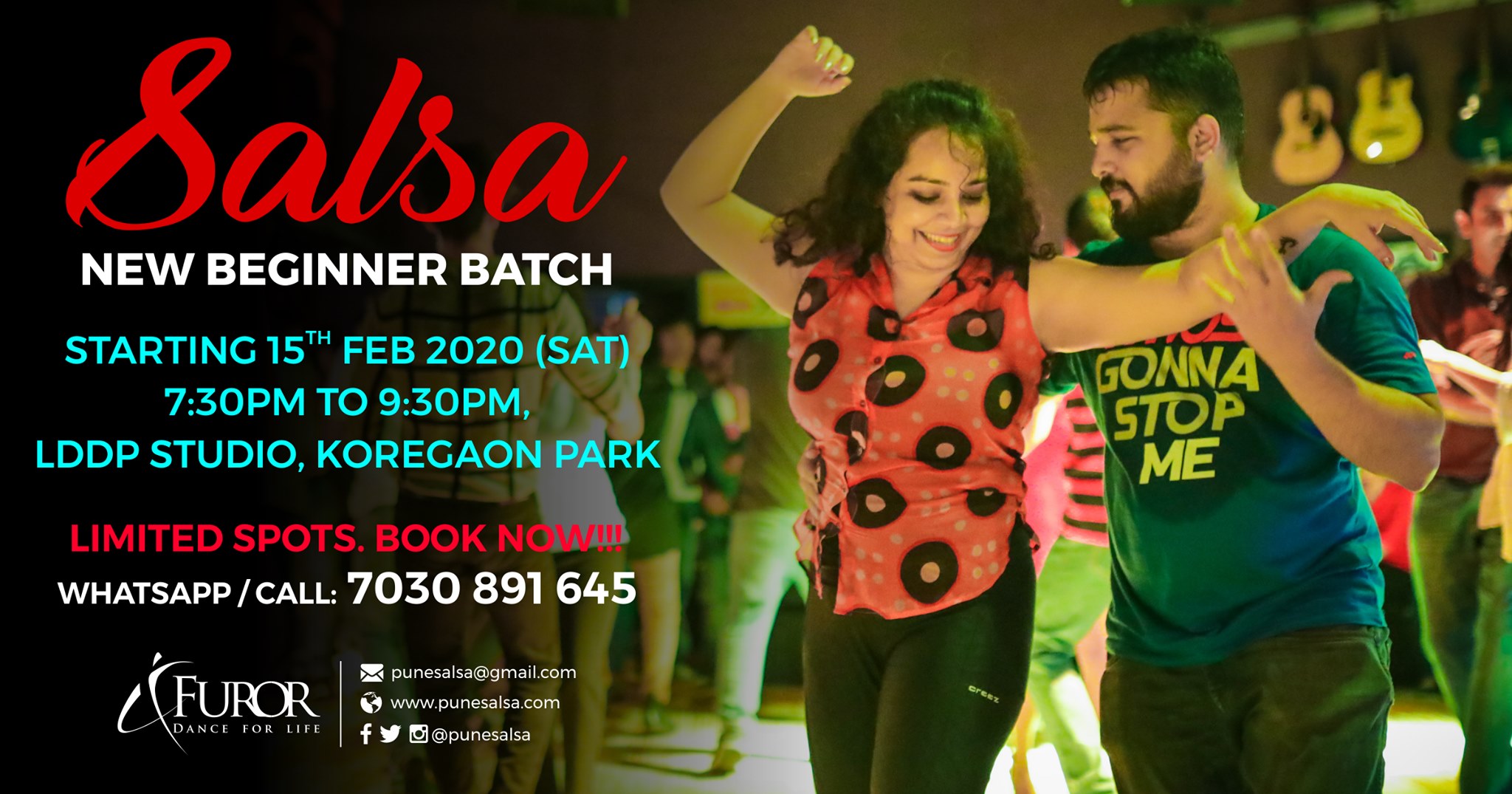 Salsa Beginner Batch with Furor_Starting 15th Feb_Koregaon Park