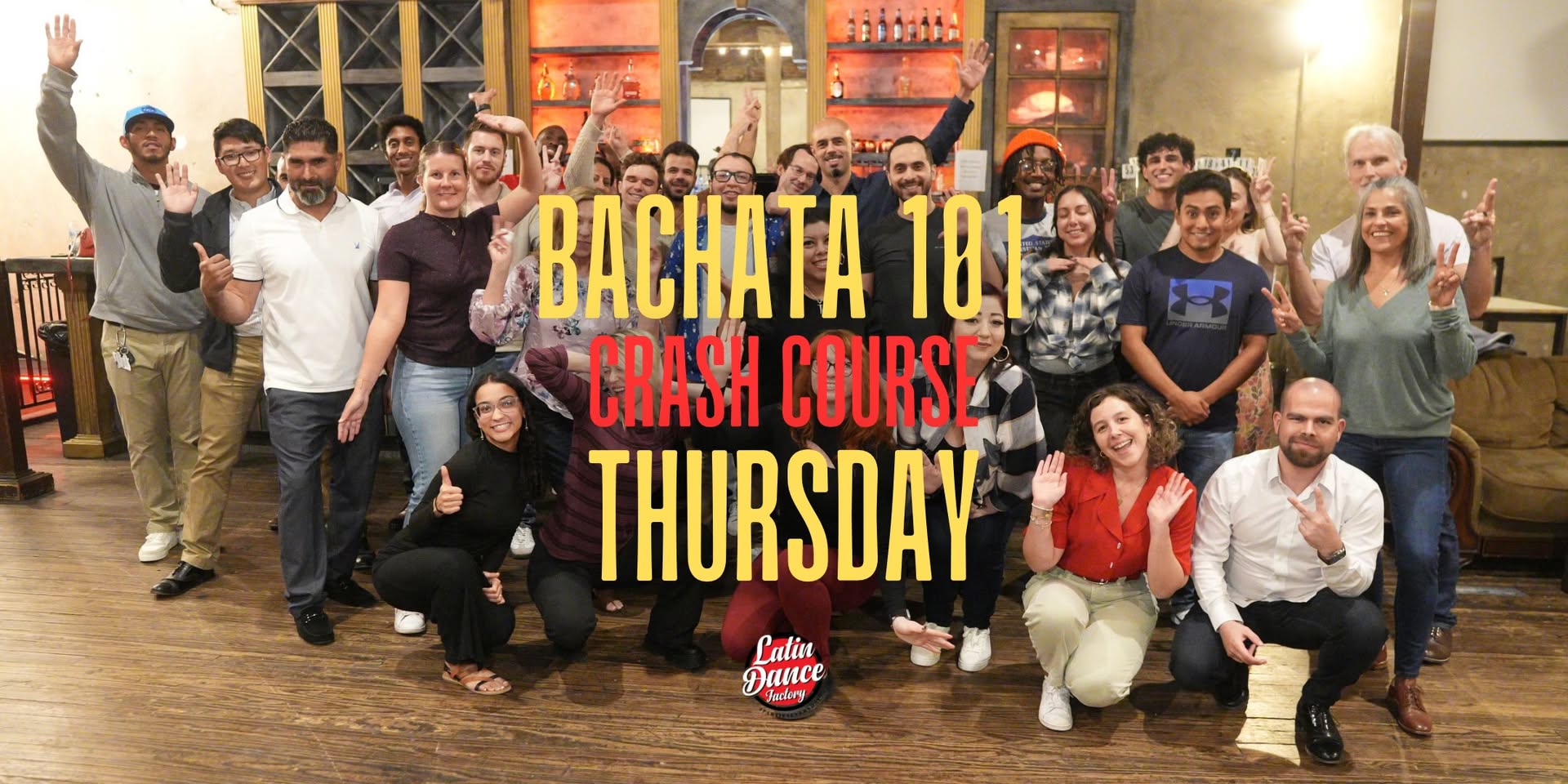 Bachata 101 Crash Course for Absolute Beginners in Houston. Thursday 05 28