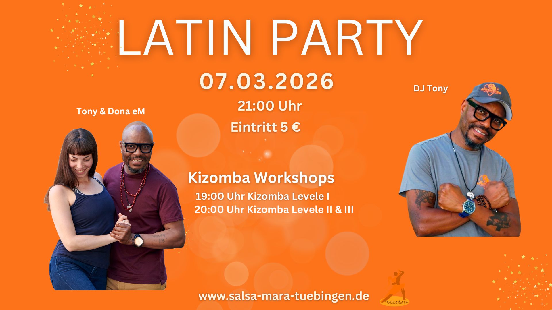 🎉 Latin Party mit DJ Tony Gomes 🎉