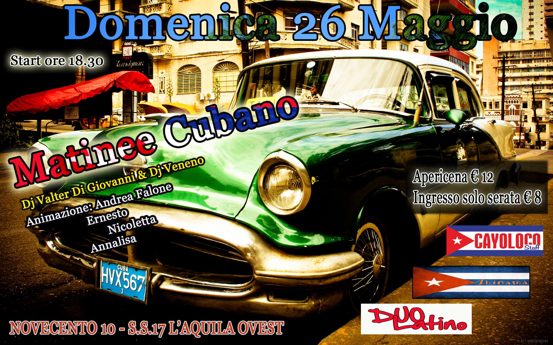 MATINEE CUBANO al NOVECENTO10