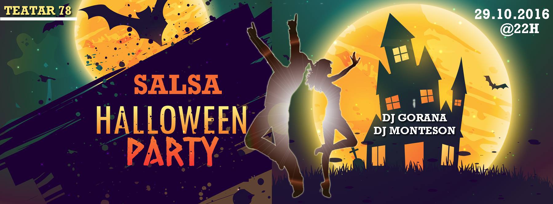 Salsa Halloween Party Teatar 78 Subota 29.10.