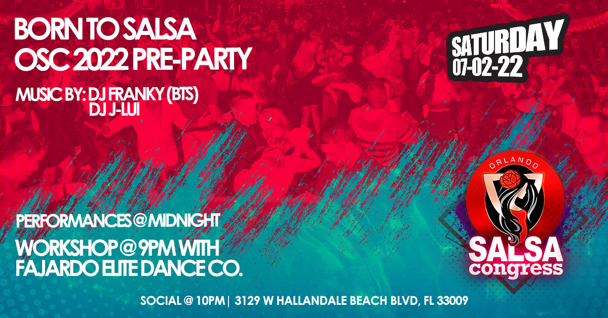 BTS Pre Orlando Salsa Congress Social