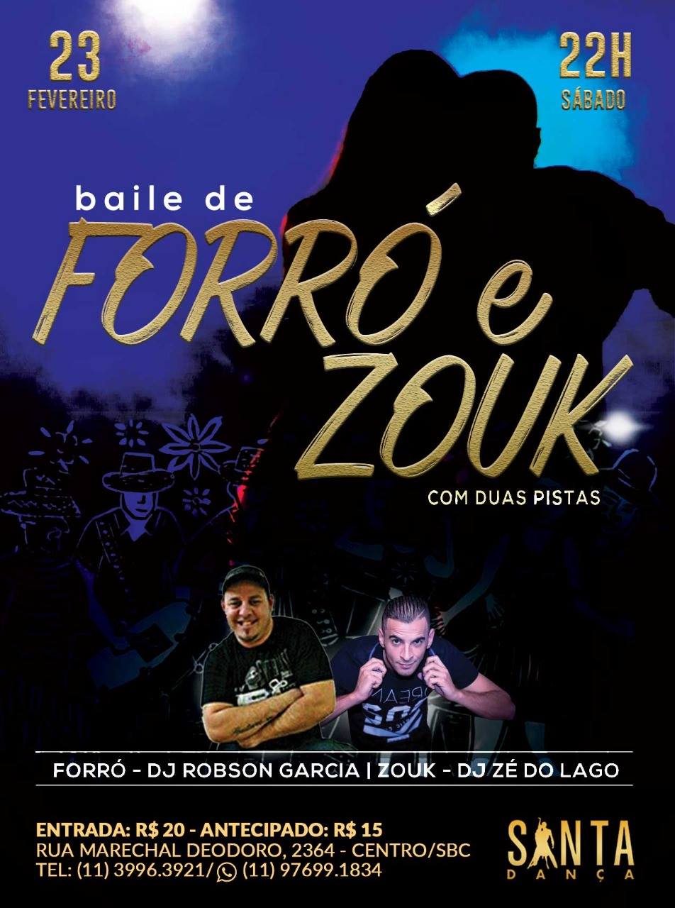 Baile - Forró + Zouk