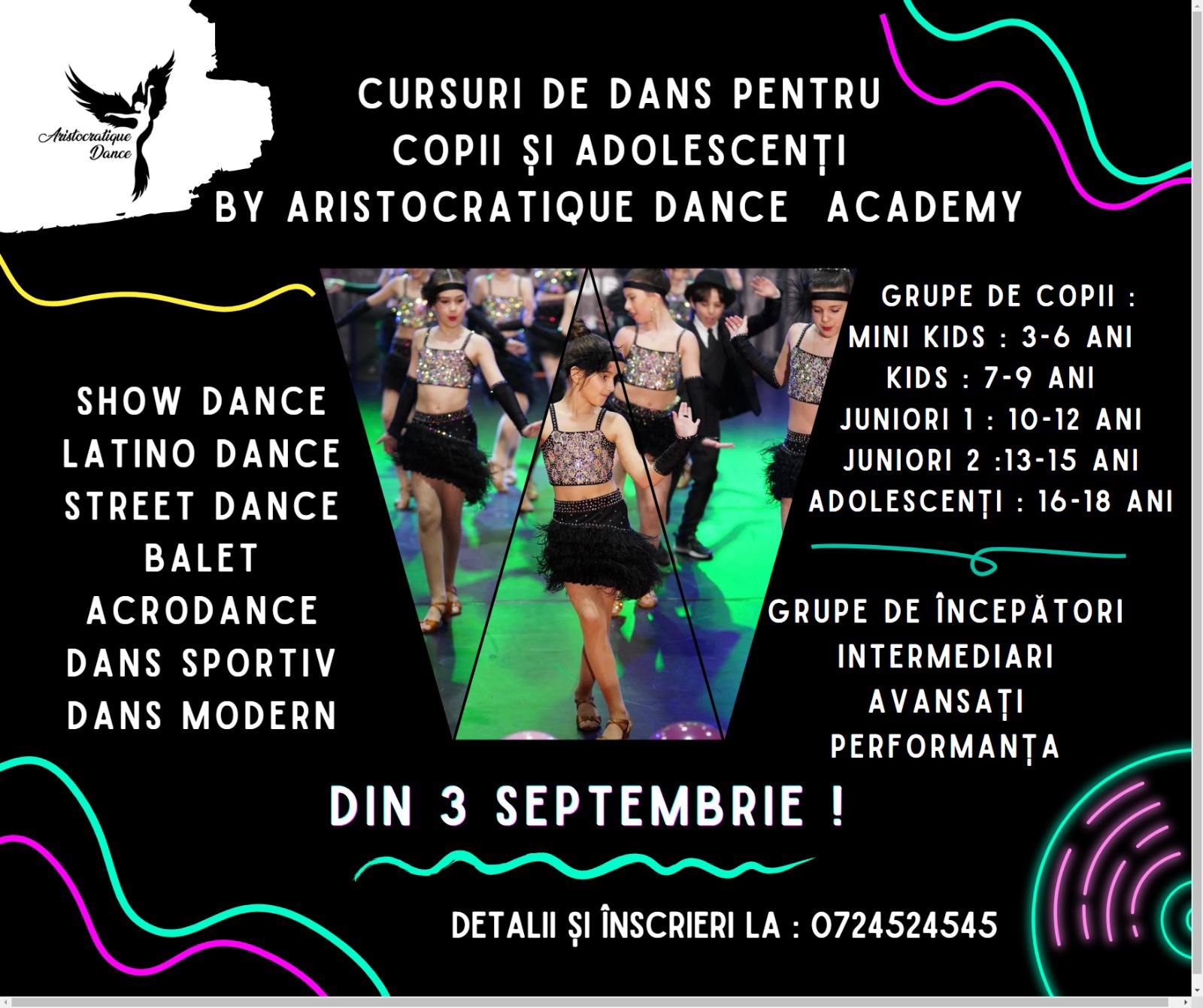 Cursuri de Dans pentru Copii si Adolescenți
