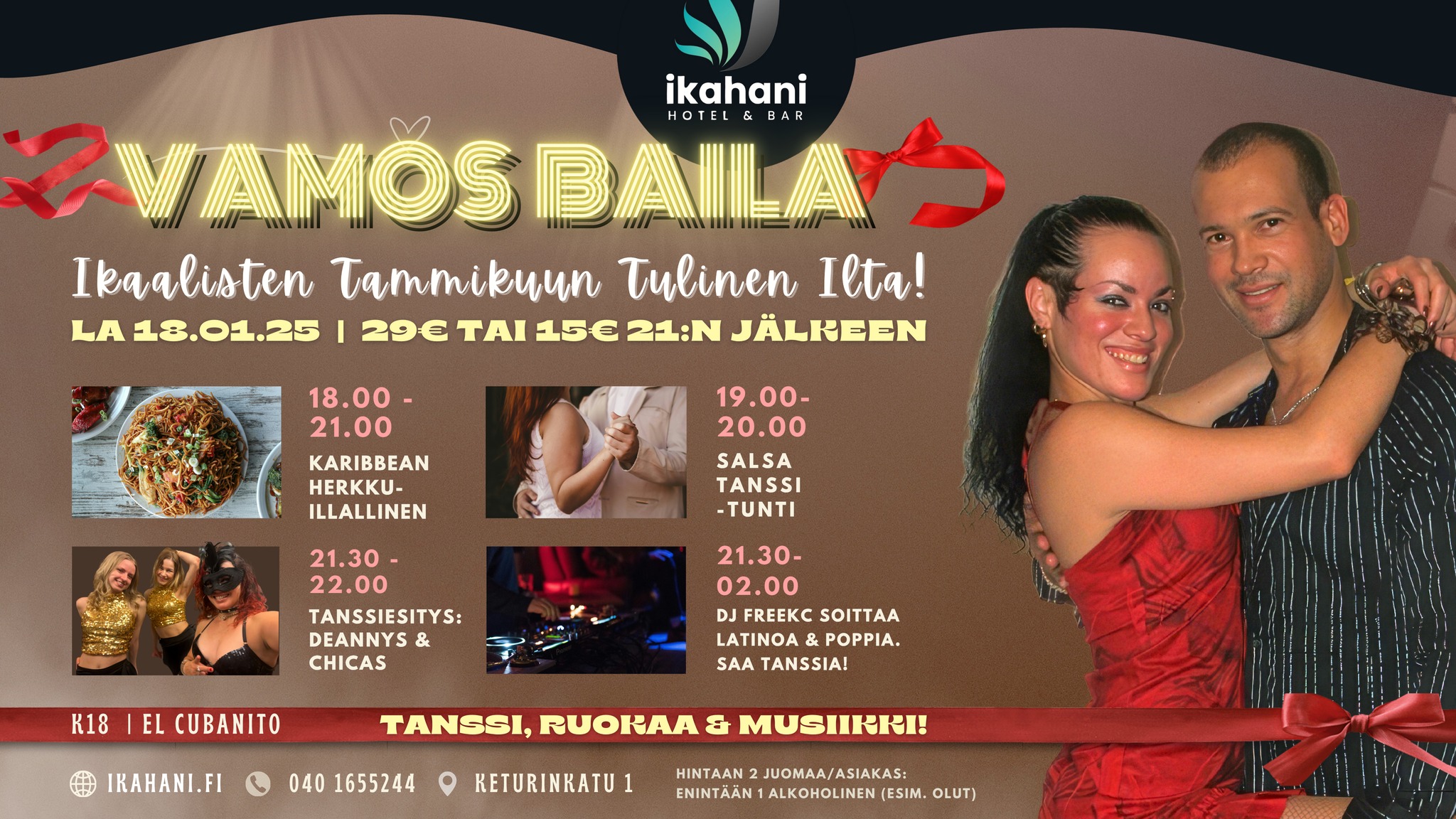 VAMOS BAILA - Ikaalisten Tammikuun Tulinen Latinoilta!