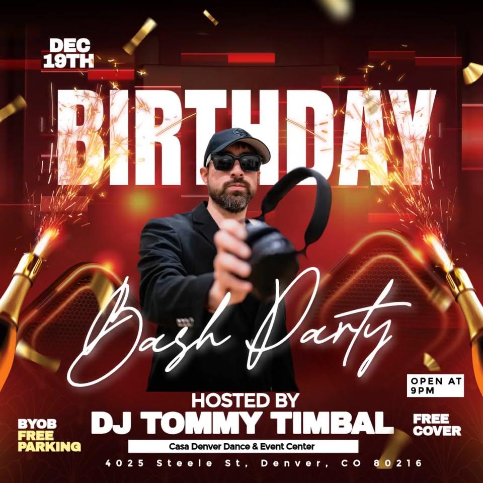 DjTommy Bday Bash! free event!50%salsa 50%bachata