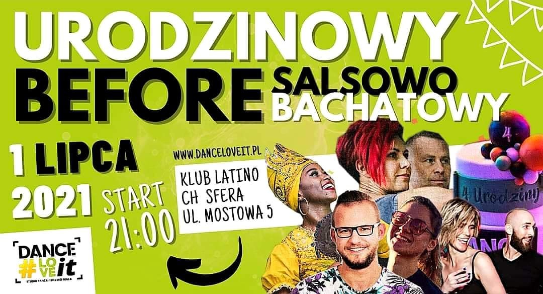 URODZINOWY BEFORE salsowo - bachatowy w Klubie Latino
