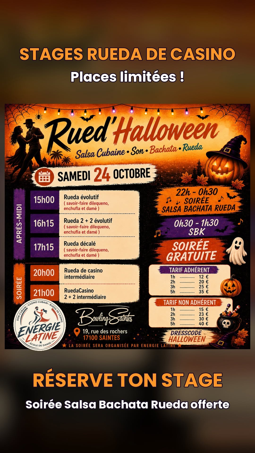 Rued’Halloween salsa Bachata Rueda