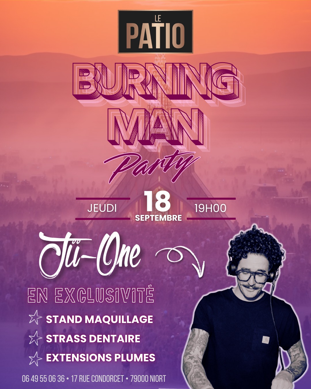 🔥✨ BURNING MAN PARTY avec JÜ-ONE ✨🔥