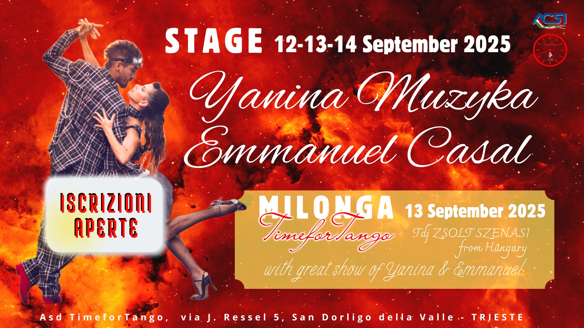 Stage e Milonga con Yanina & Emmanuel