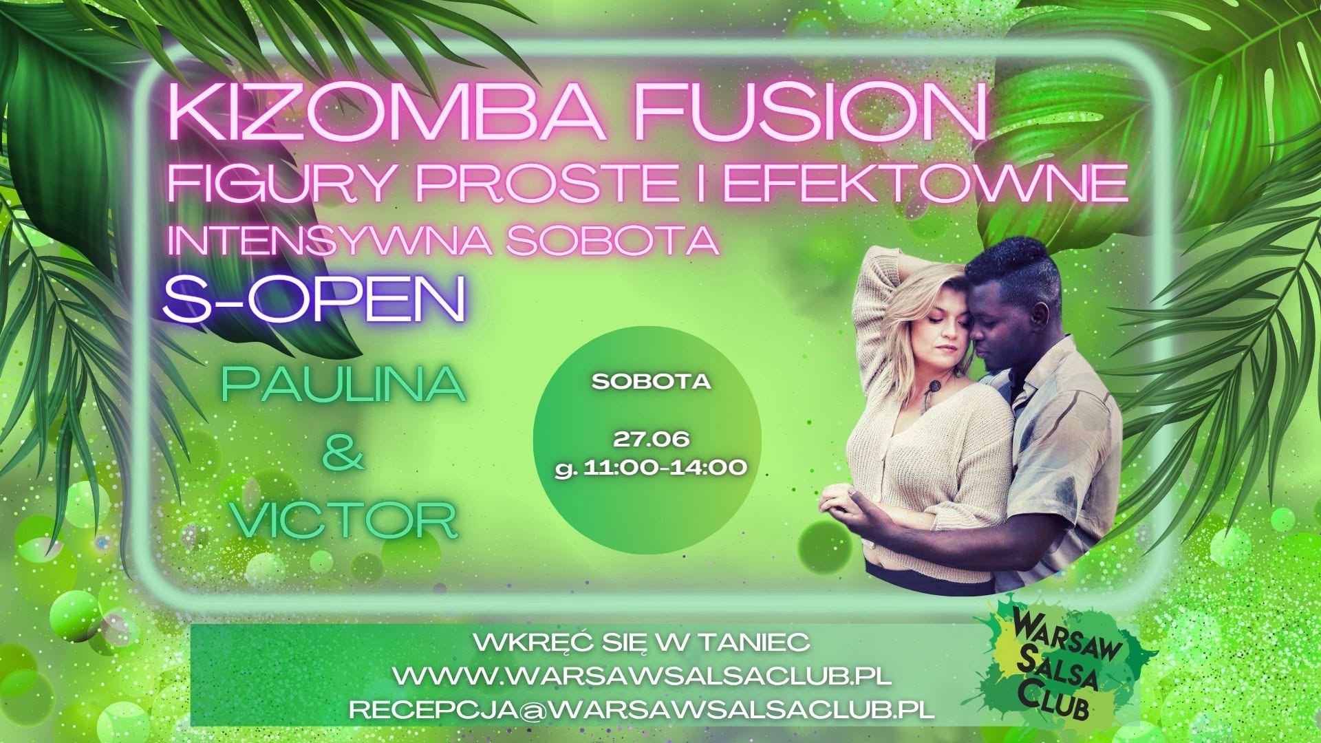 Kizomba Fusion S-Open "Figury proste i efektowne"