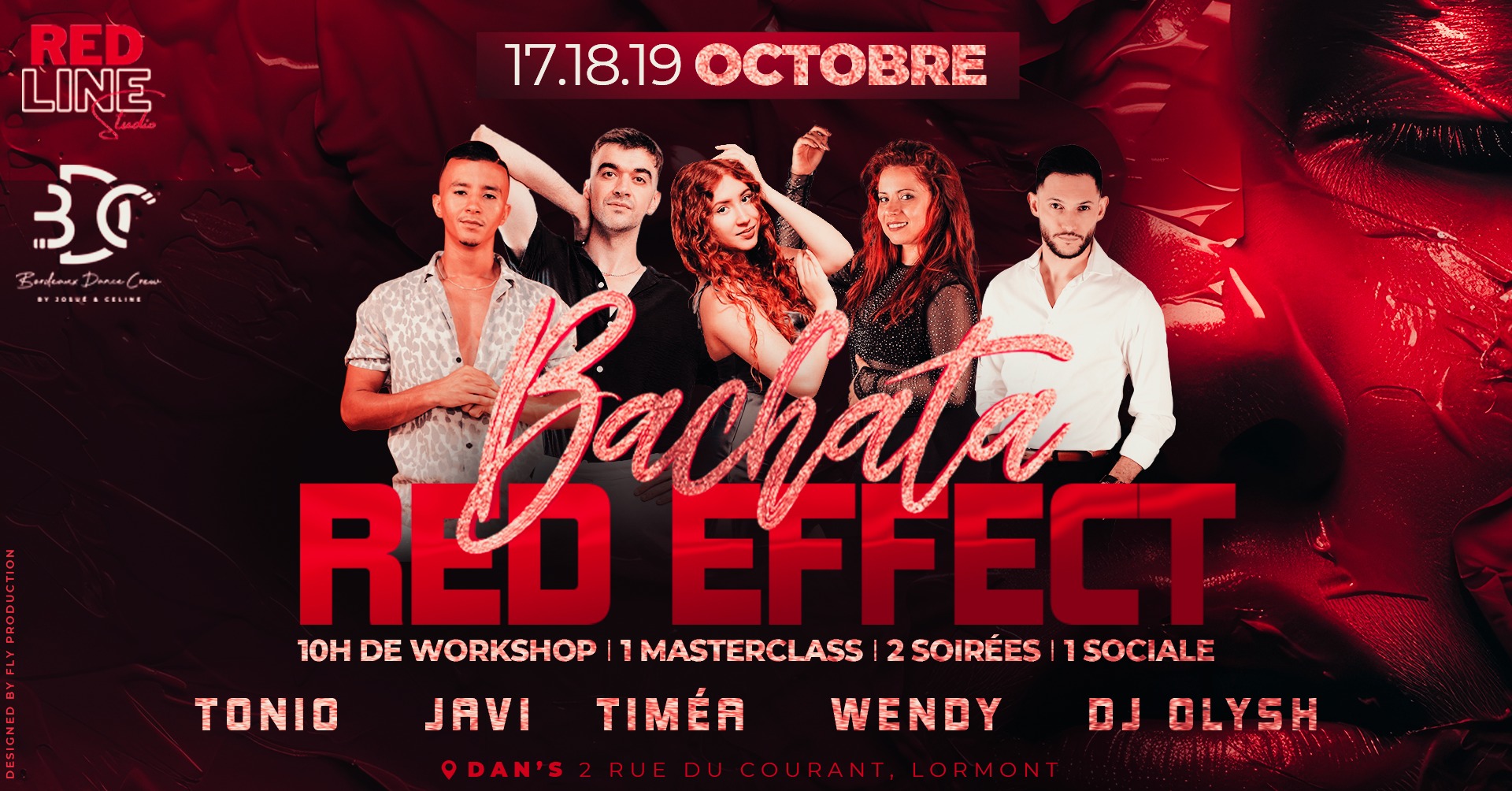 BACHATA RED EFFECT 2 - Cours et soirée Bachata All Styles