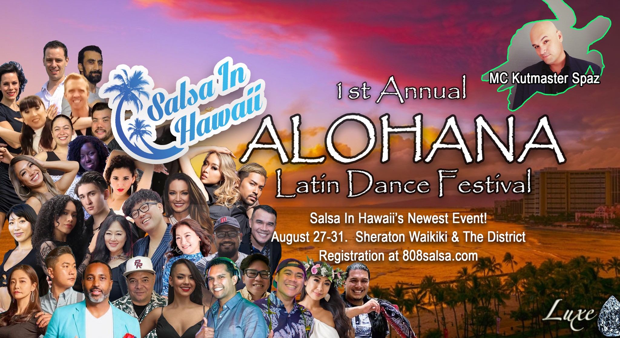 Alohana Latin Dance Festival, a new event by Salsa In Hawaii and Luxe Hawaii