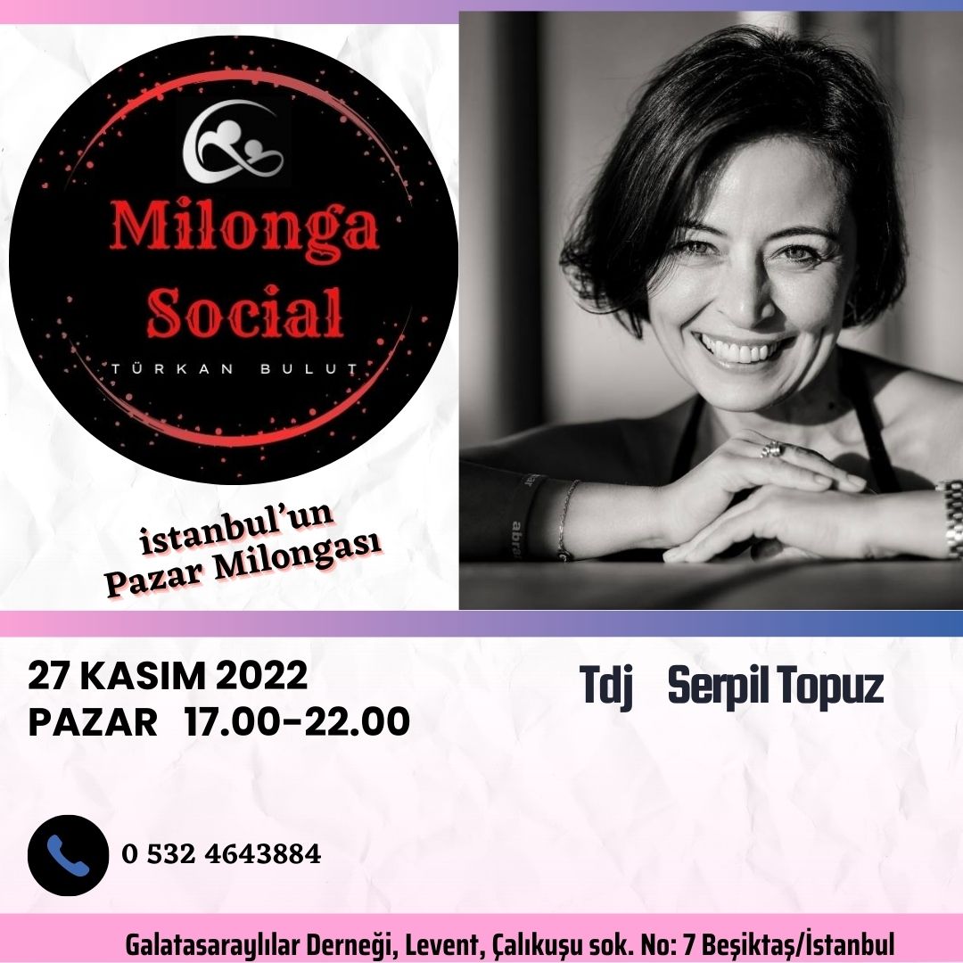 Milonga Social Dj Serpil Topuz