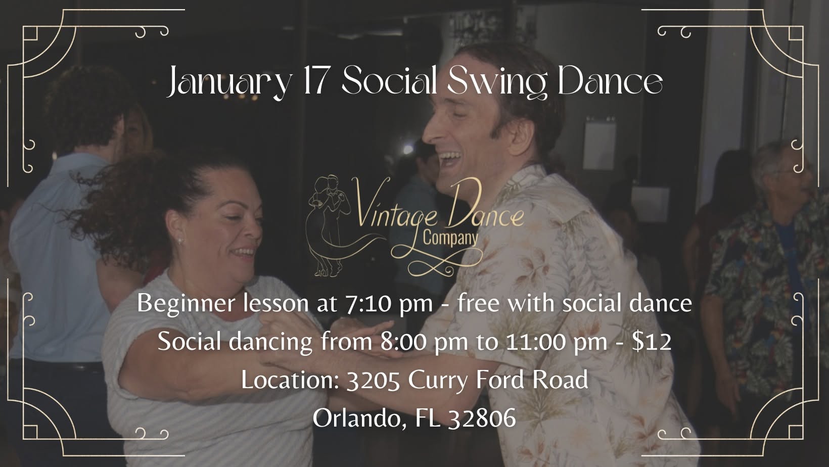 January 17 Social Swing Dance