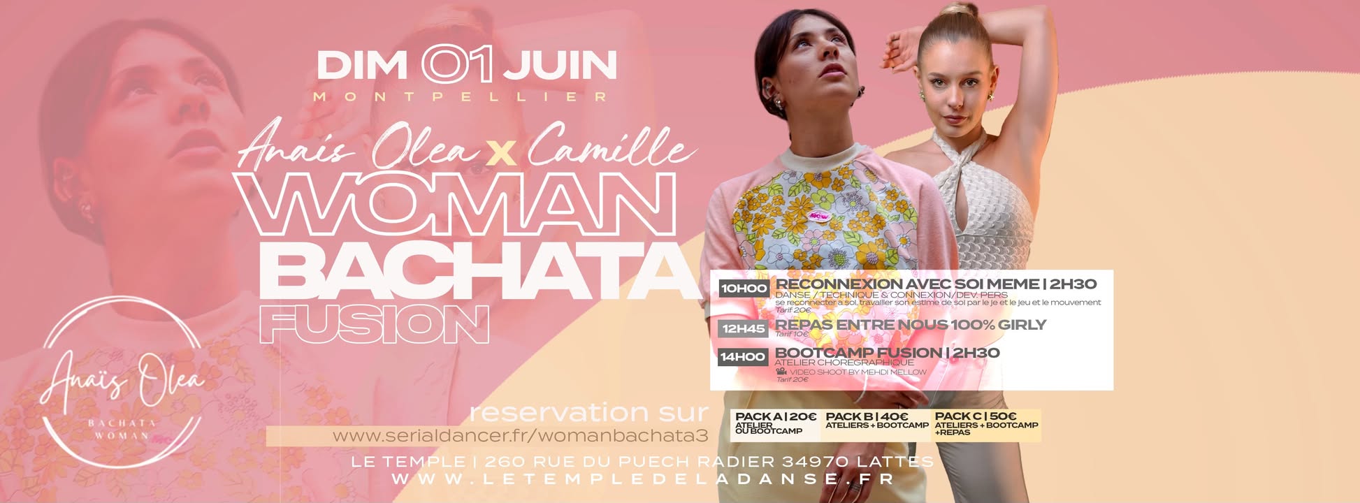 Bachata Woman Fusion 🌸 avec Anais Olea & Camille