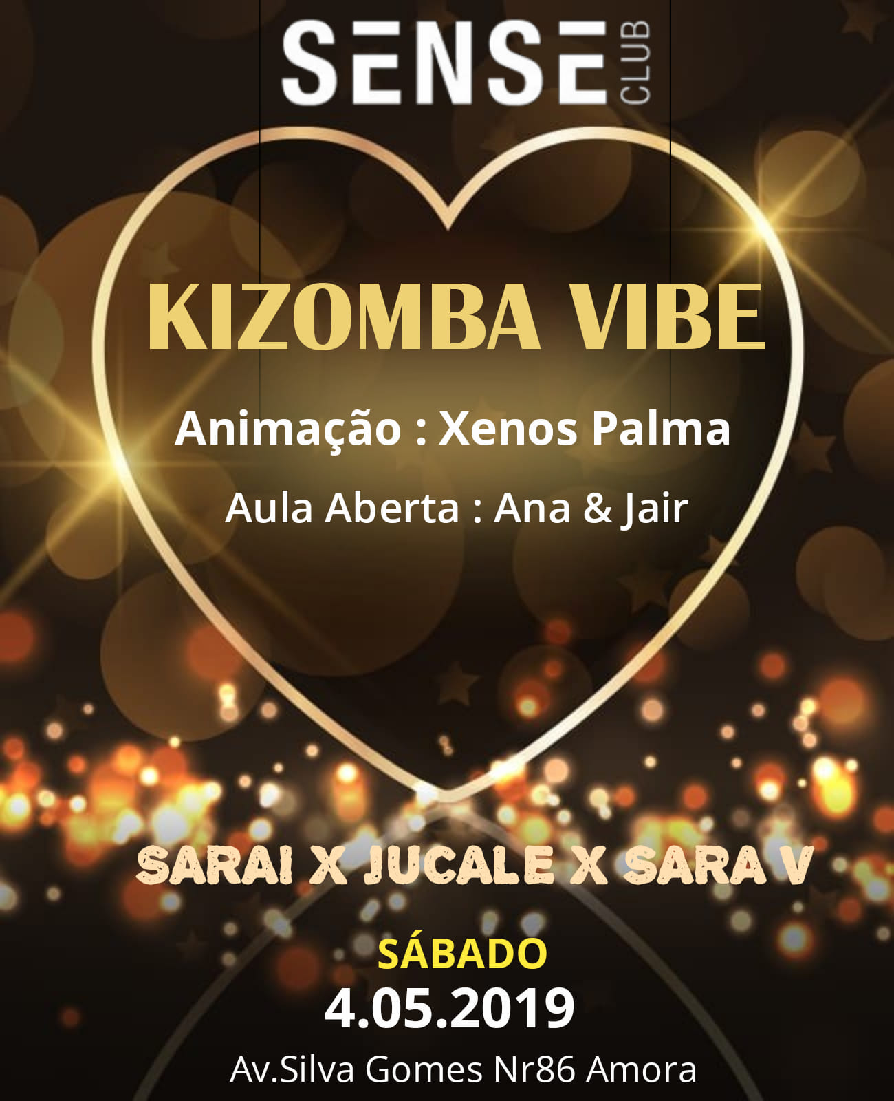 Kizomba Vibe Inauguração (DJ SARAI & Ana&jair & XENOS )