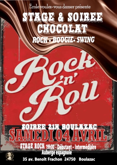 SOIRÉE ROCK ET SWING SPECIALE CHOCOLATS