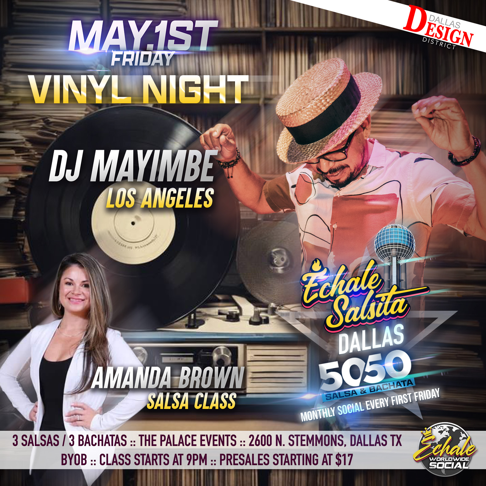 Echale Salsita Dallas :: VINYL NIGHT!!