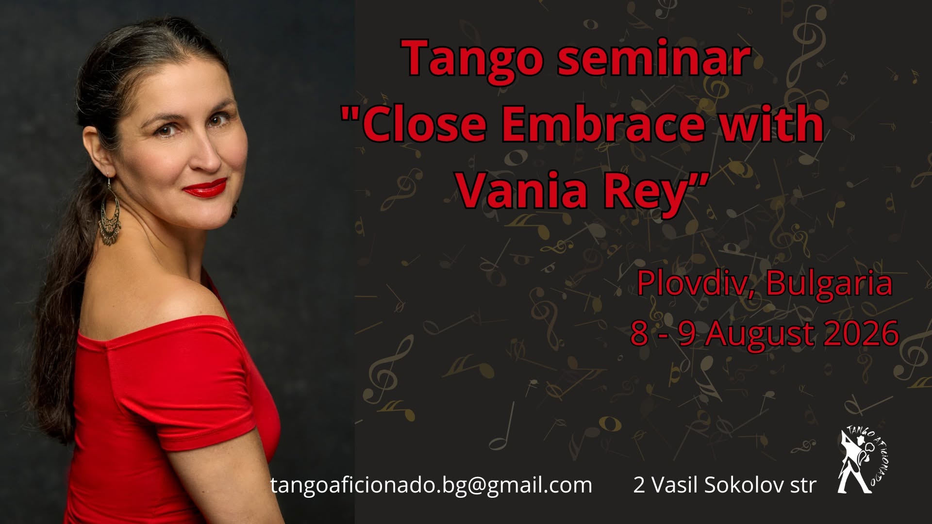 Tango seminar "Close Embrace with Vania Ray"