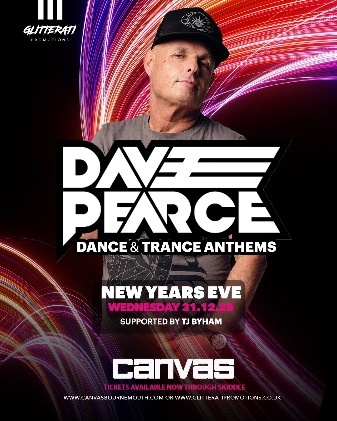 New Years Eve w DAVE PEARCE: Dance & Trance Anthems