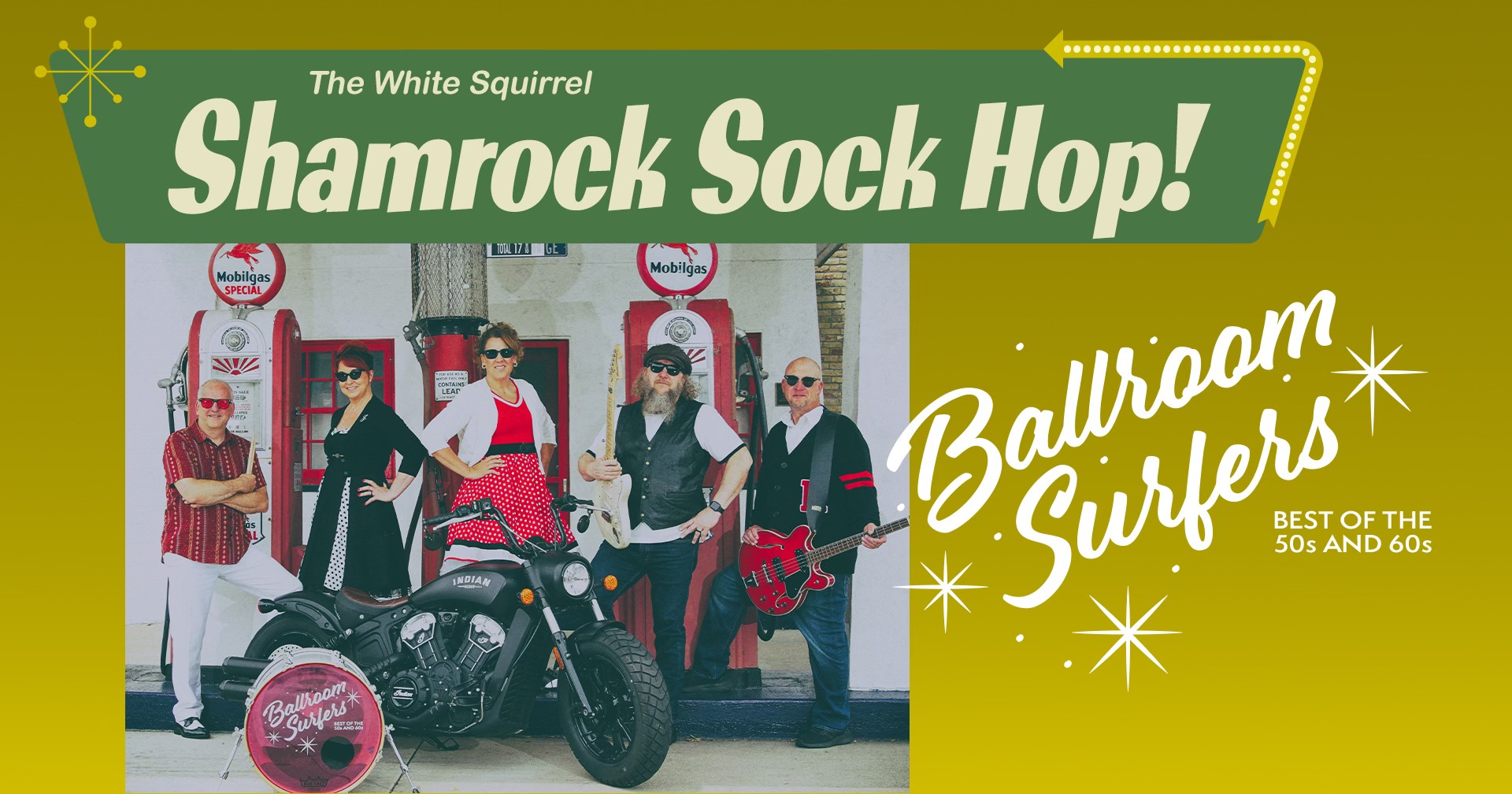 The White Squirrel Shamrock Sock Hop!