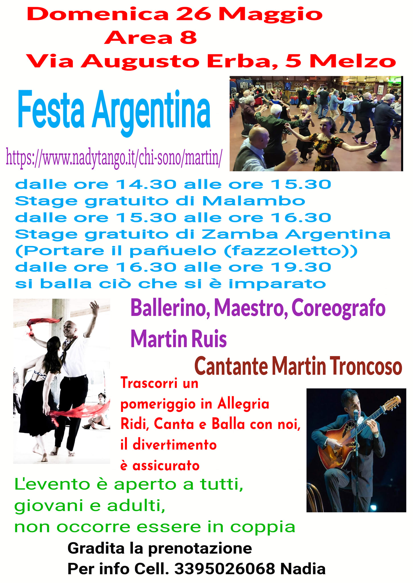 Folklore Argentino alla CueVita