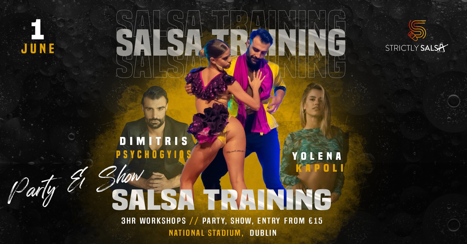 Salsa Party, Shows & Workshops with Dimitris Psychogyios & Yolena Kapoli