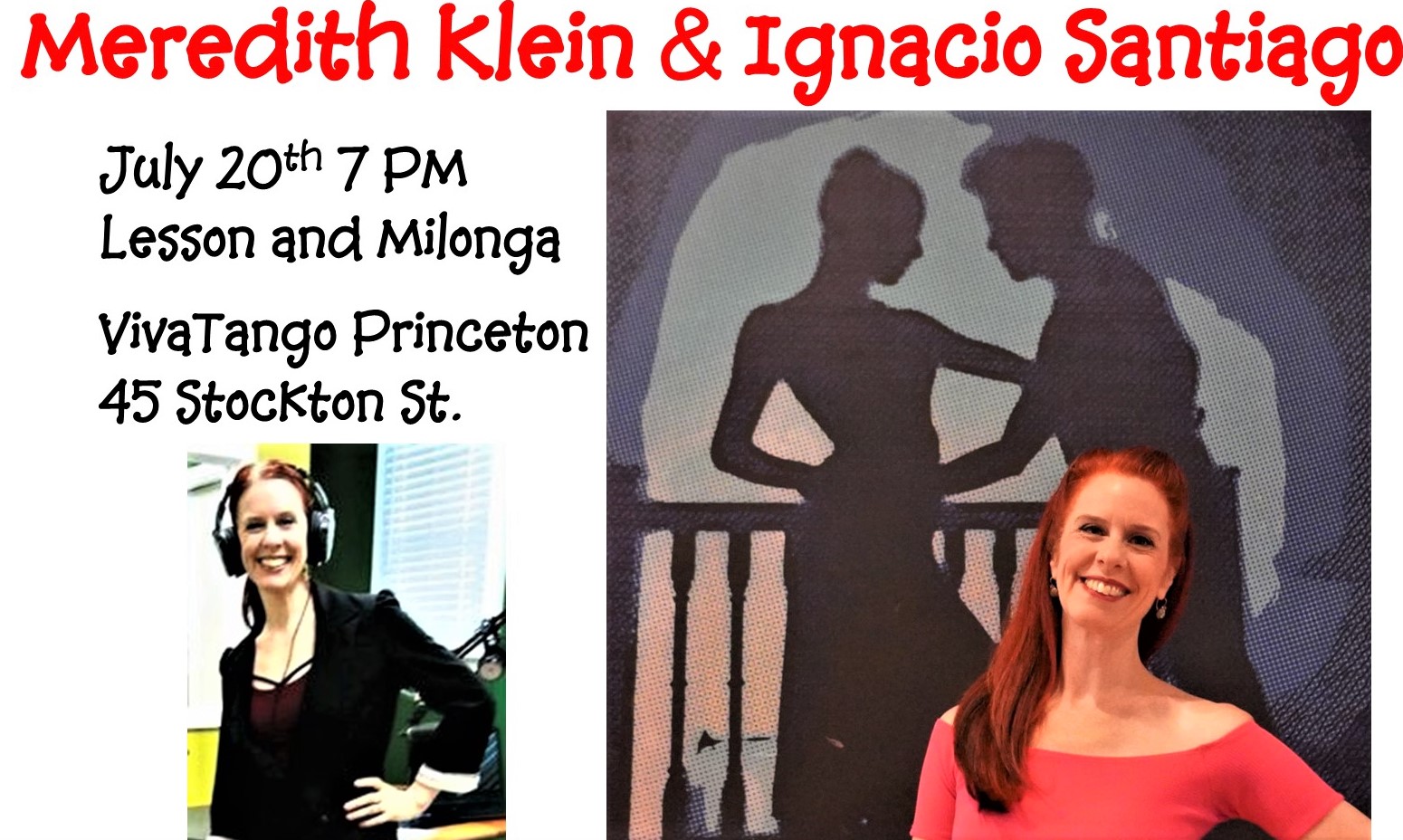 Ignacio Santiago and Meredith Klein host Milonga and Lesson