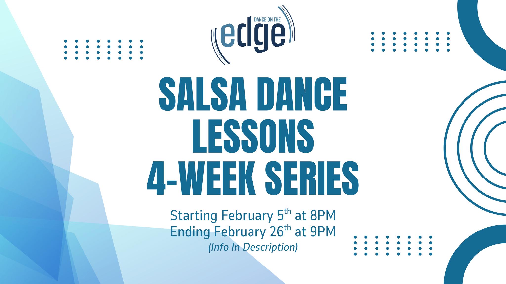 Salsa Dance Lessons (Beginner) 4-Week Series Sacramento