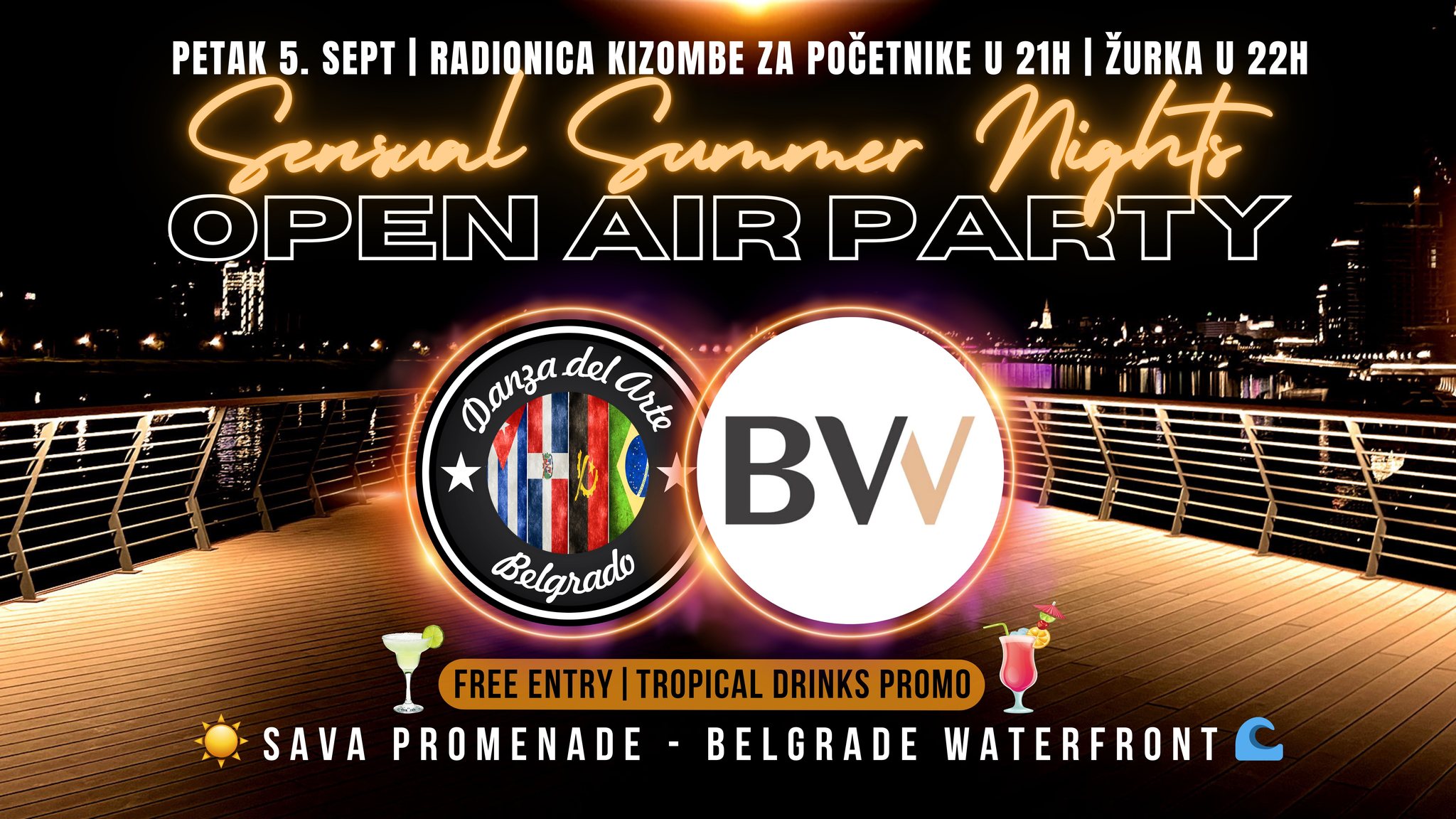 🕺 Sensual Summer Nights - An Open-Air Dance Party 📍 Belgrade Waterfront 🌊