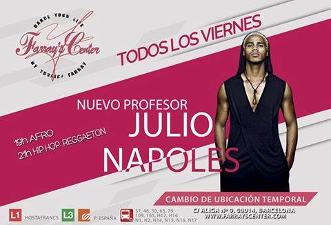 Todos los viernes Afro a las 19h y Hiphop Reggaeton a las 20h