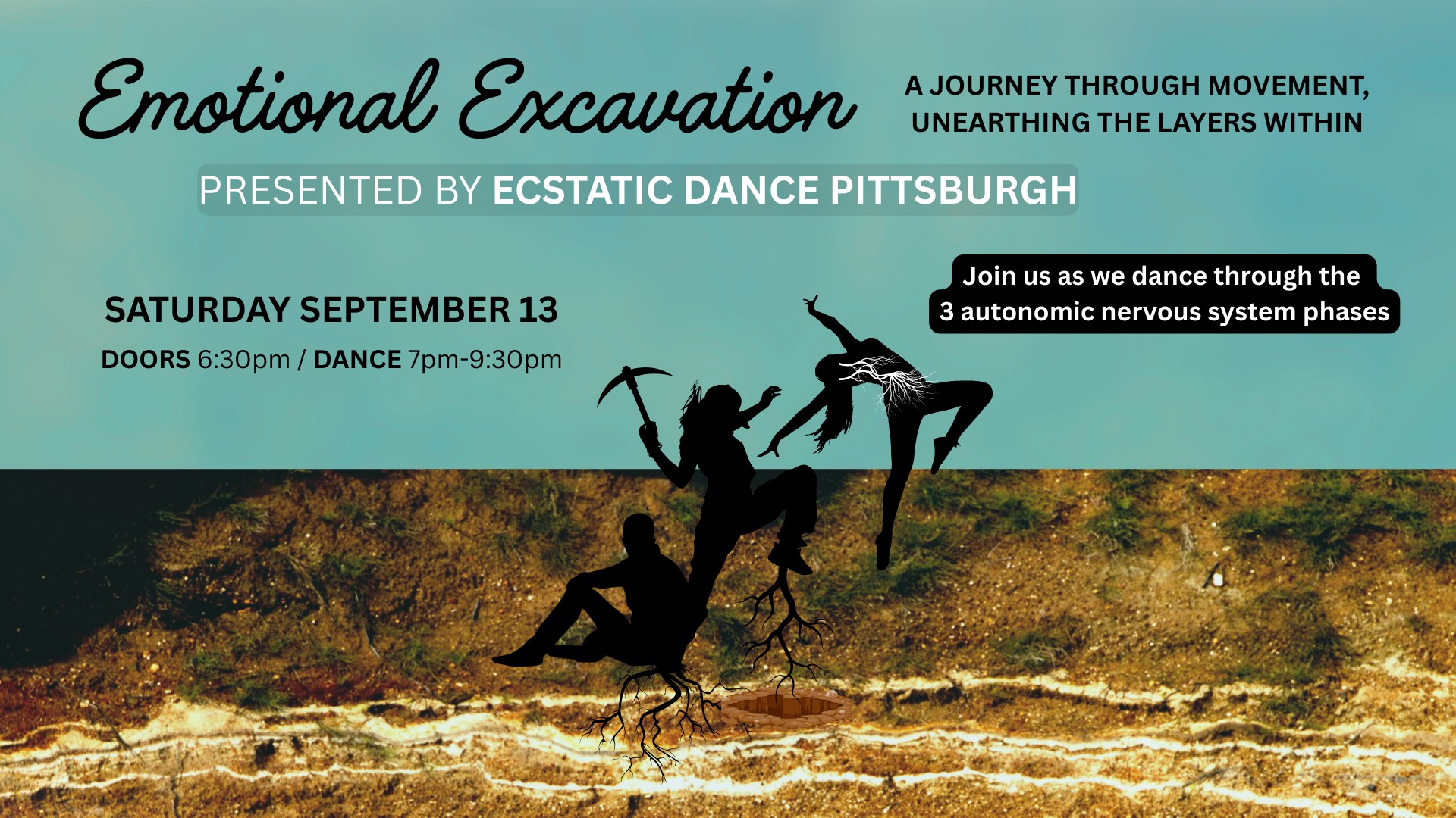 Ecstatic Dance: Emotional Excavation, facilitated by Rae Amber