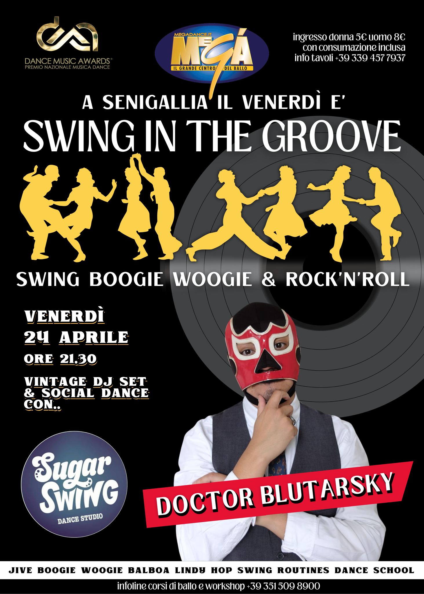 Swing in the Groove con Doc Blutarsky in consolle!