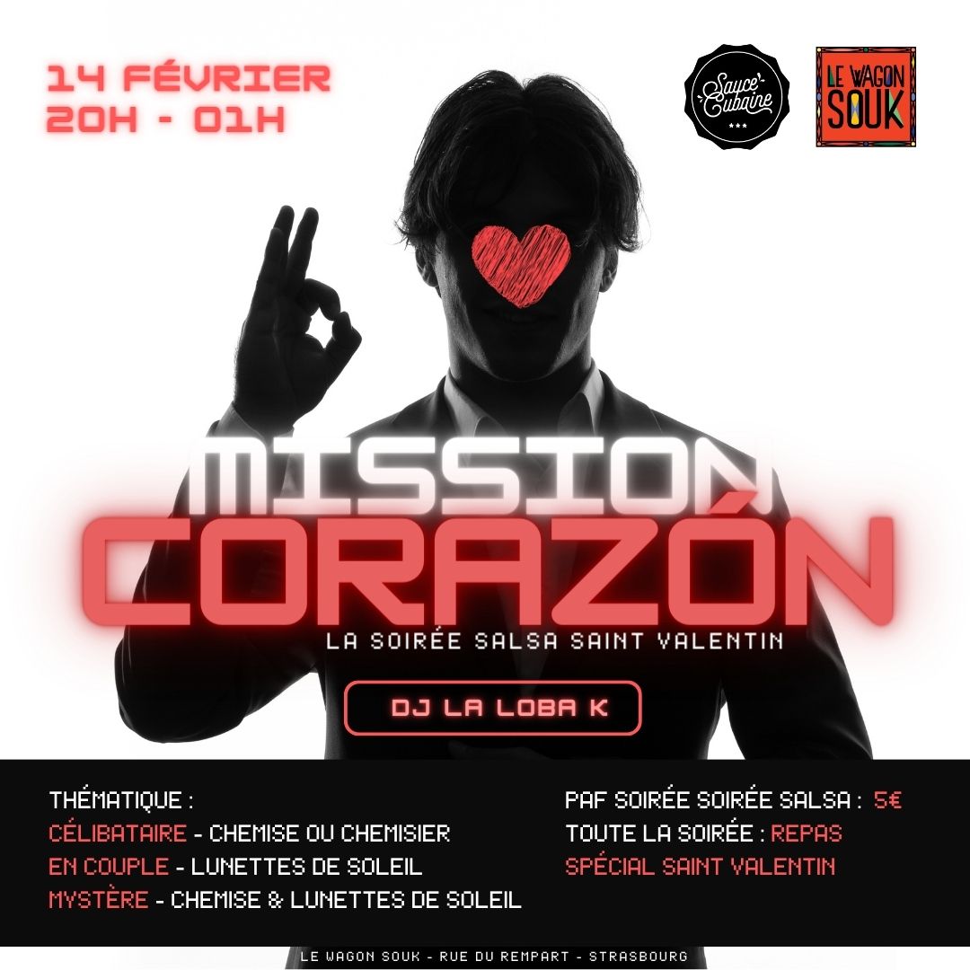 Mission Corazon - la soirée salsa de la Saint Valentin