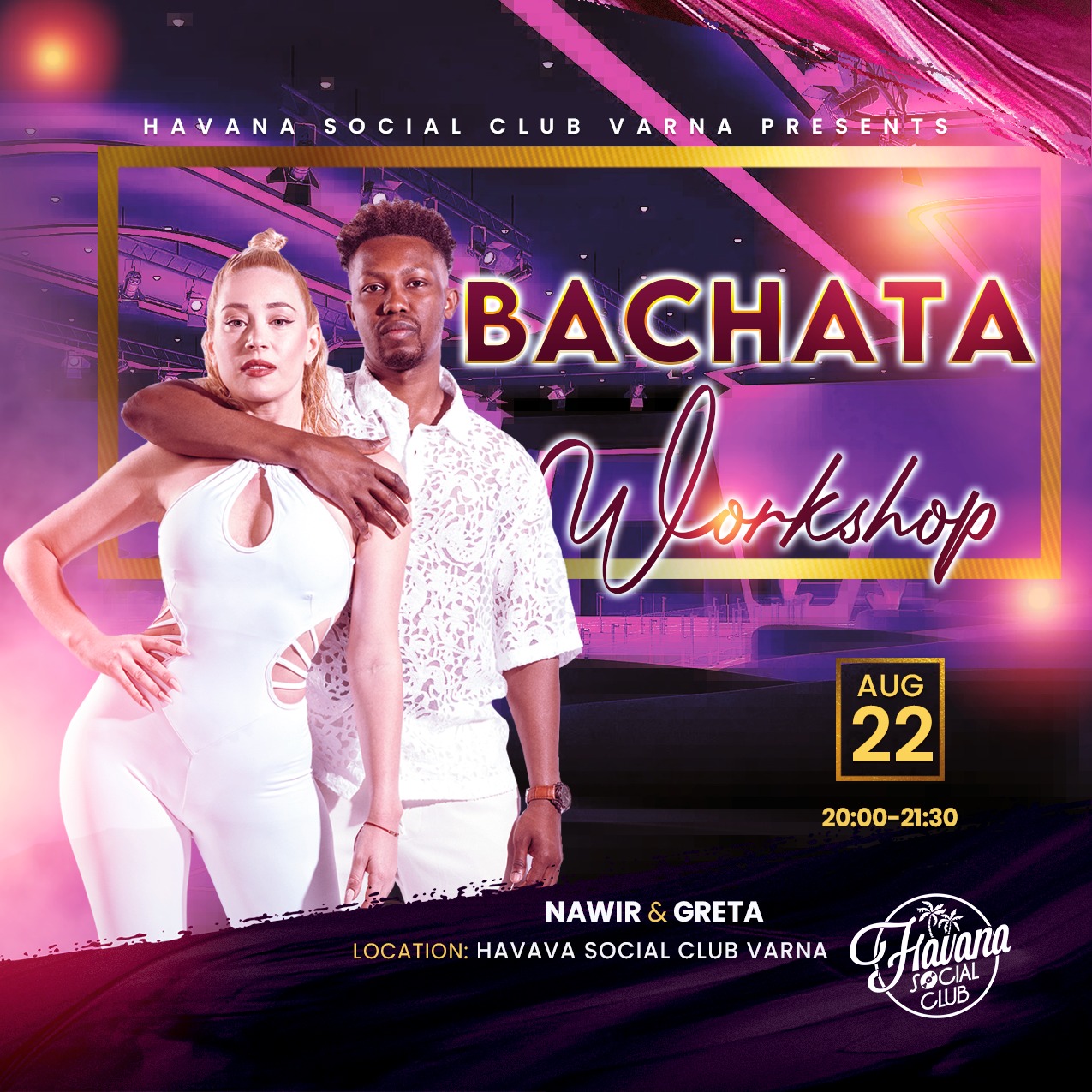 Bachata Special Workshop with Greta and Nawir at Havana Social Club Varna