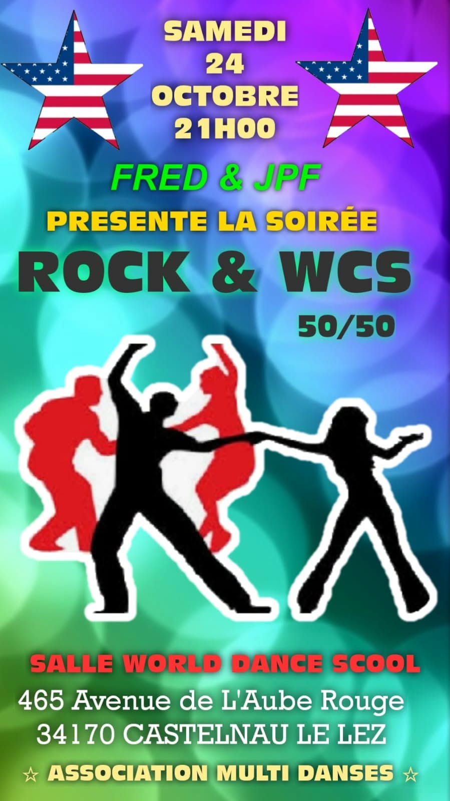 SOIRÉE ROCK WCS - 50 50 (cliquez sur l'affiche)