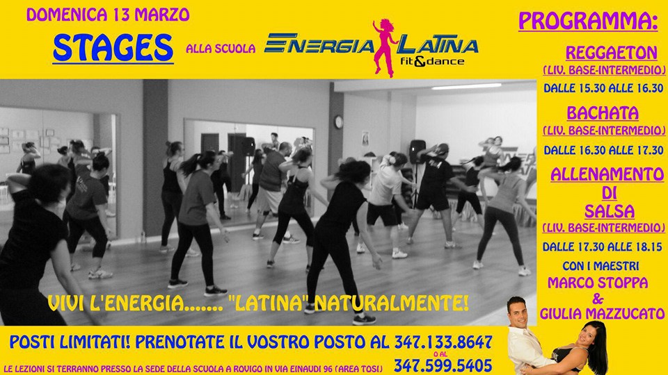 Stage Reggaeton e Bachata