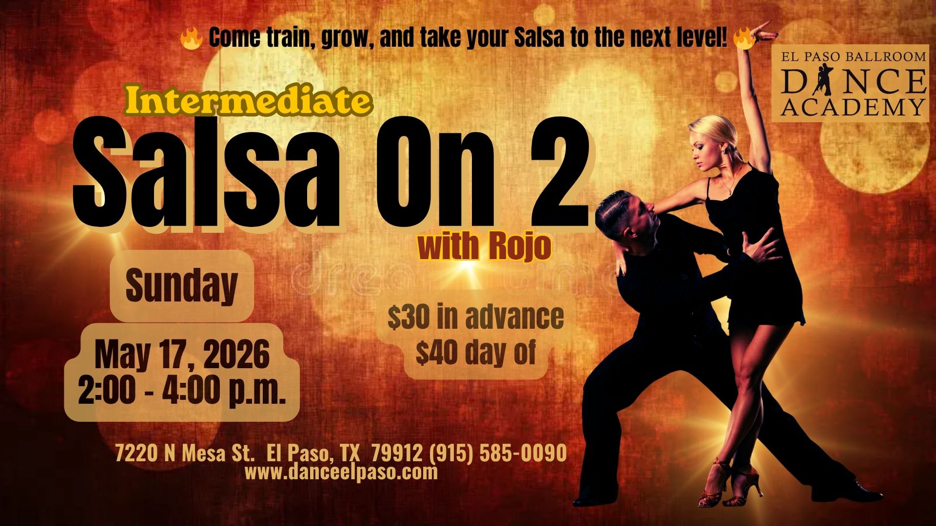Itermediate Salsa ON2 with Rojo