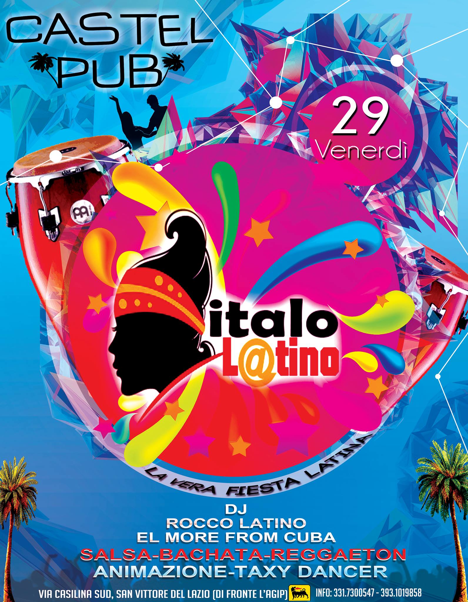 WHITE and BLACK (LatinParty) - CASTEL PUB - Staff ITALO L@TINO