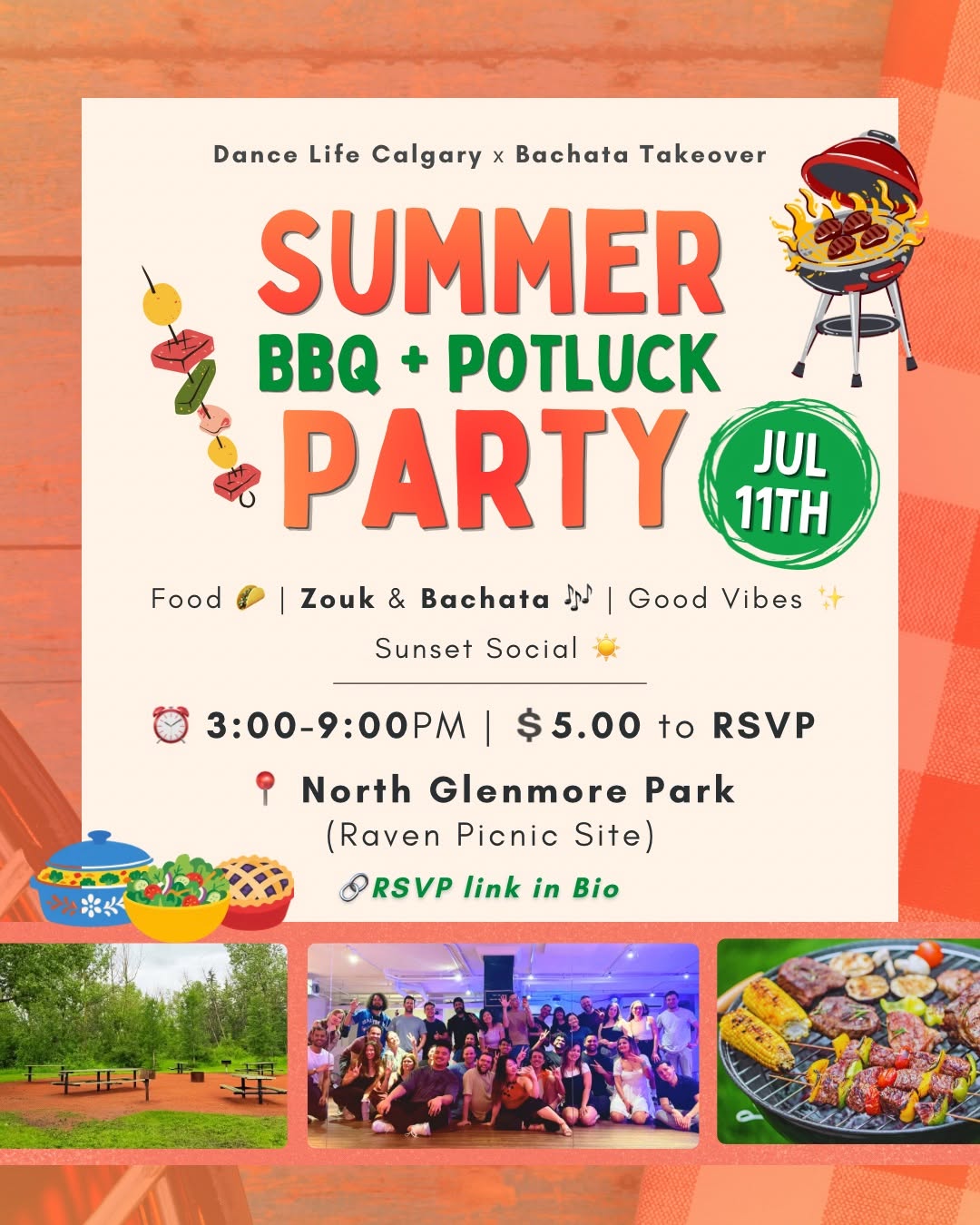 Summer BBQ Potluck Partay!
