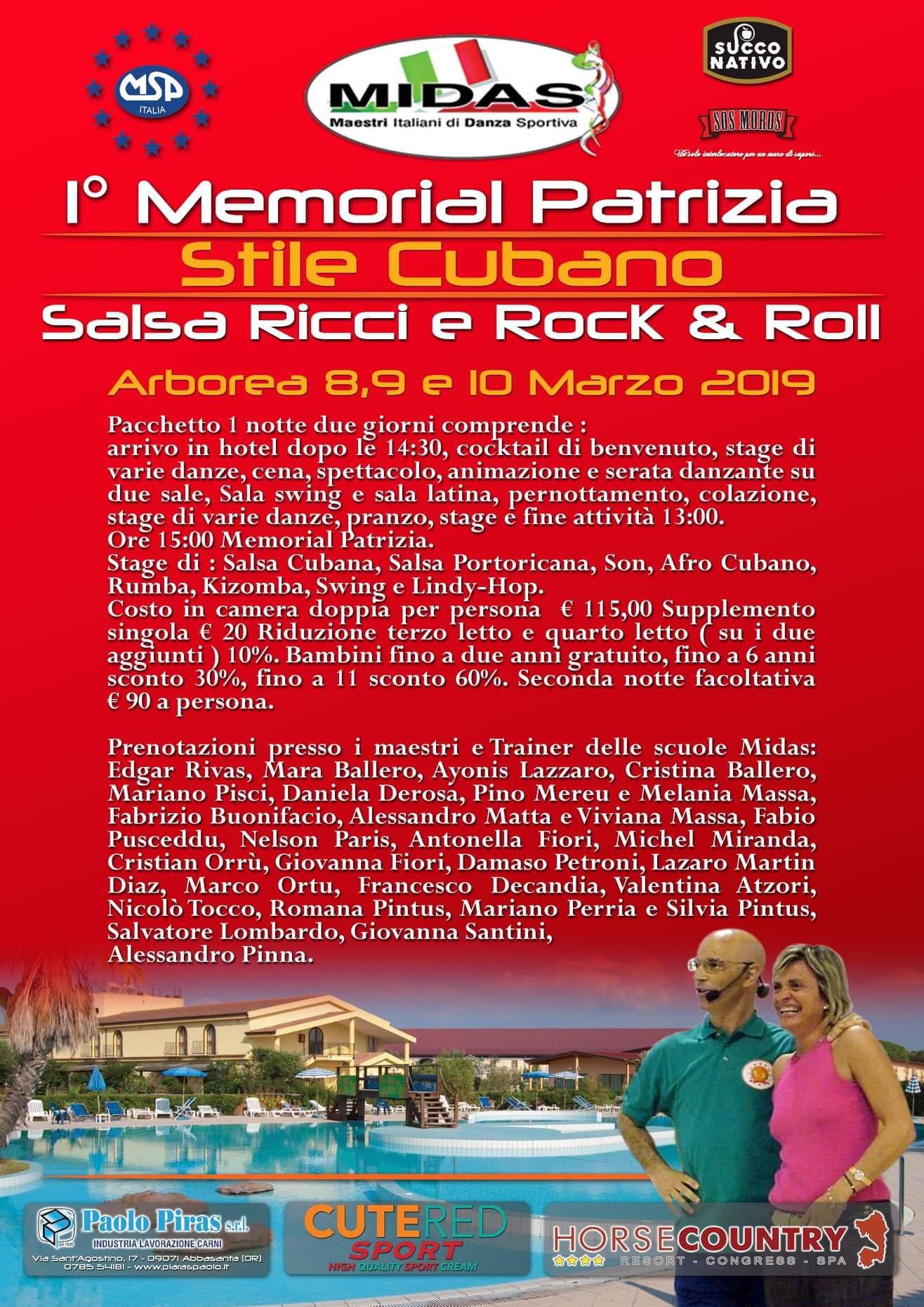 Salsa Ricci e Rock &Roll. 2019