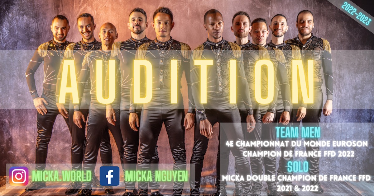 AUDITION BACHATA TEAM MEN SHINES 2022 2023