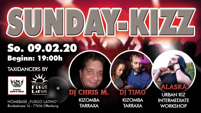 Sunday-Kizz-Club Kizomba & Tarraxa in Offenburg