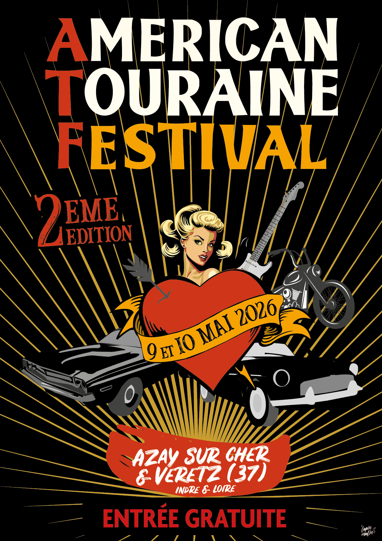 l'American Touraine Festival revient le 9 et 10 mai 2026 !