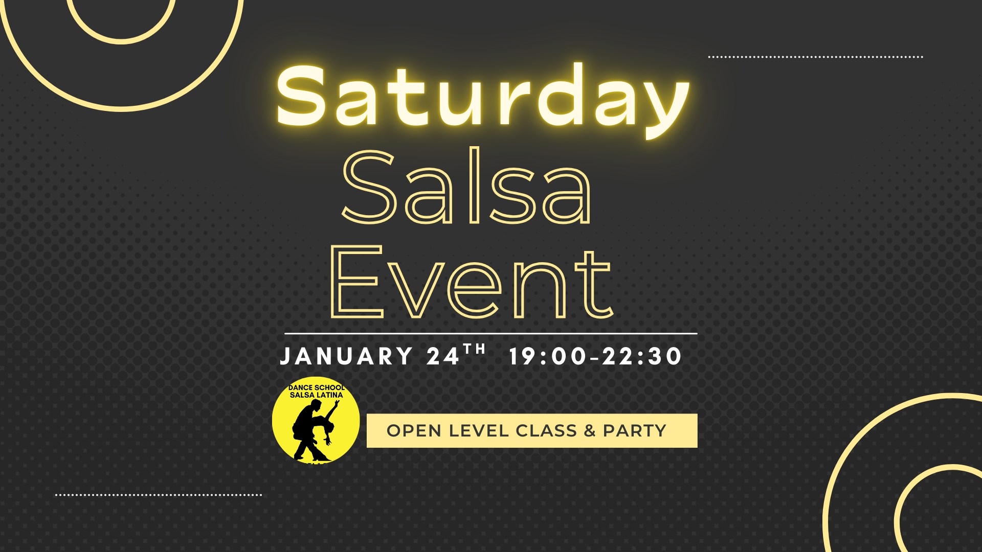 Saturday Pre Party Salsa class & Salsa Party Beginners Friendly event