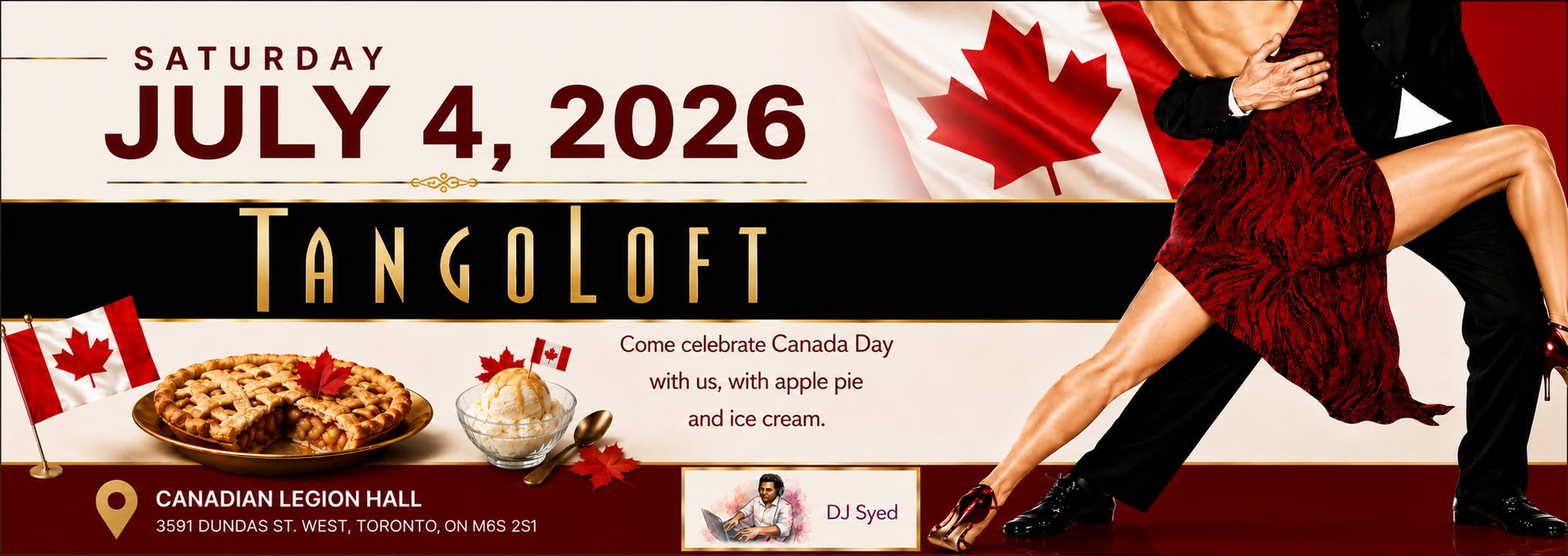 TangoLoft Milonga - Saturday July 4, 2026