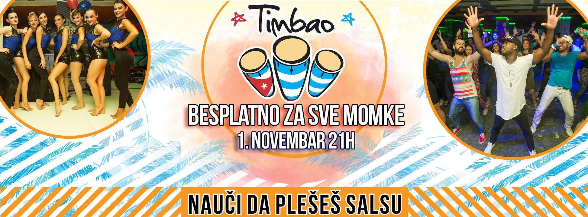 NOVA Pocetna GRUPA SALSE 1. Novembar 21h - Timbao - Od DANAS